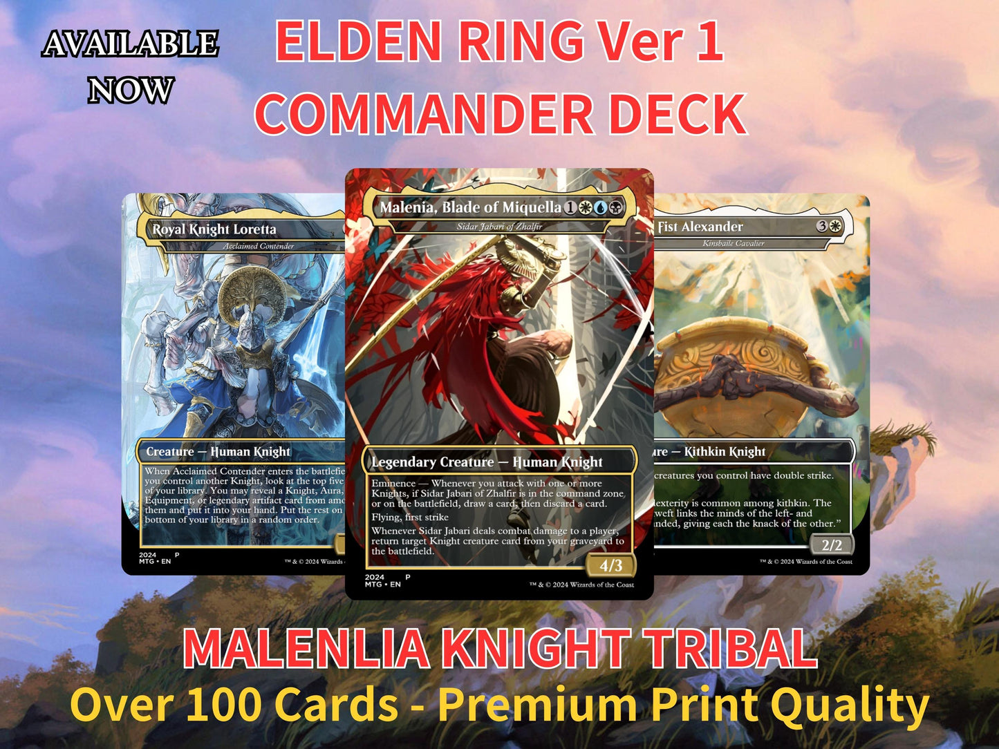 Elden Ring MTG Proxy Commander Deck: Custom Cards