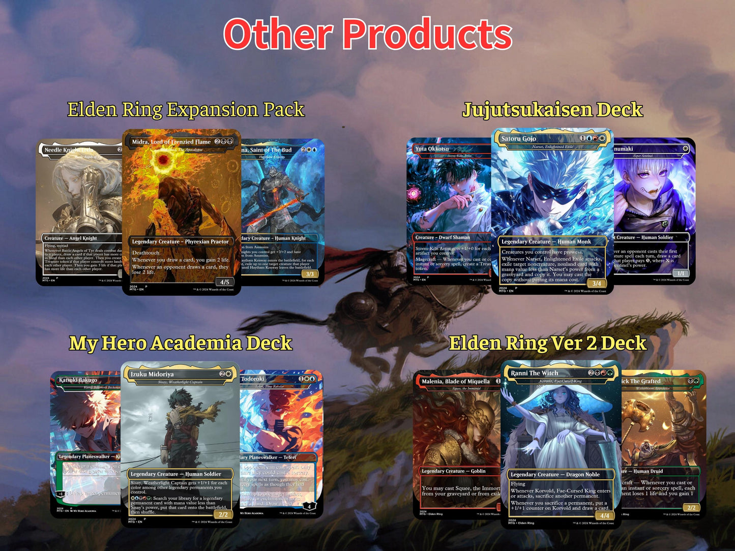 Elden Ring MTG Proxy Commander Deck: Custom Cards