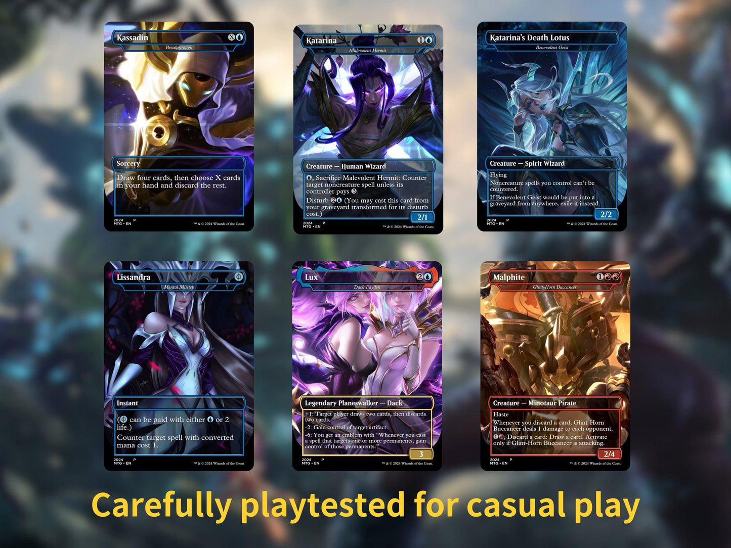 Ahri League of Legends Commander Deck: Custom Proxy MTG Cards