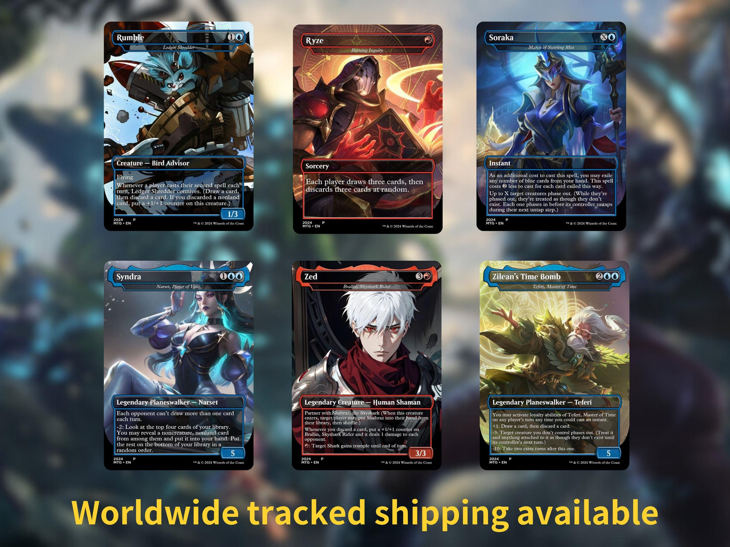 Ahri League of Legends Commander Deck: Custom Proxy MTG Cards