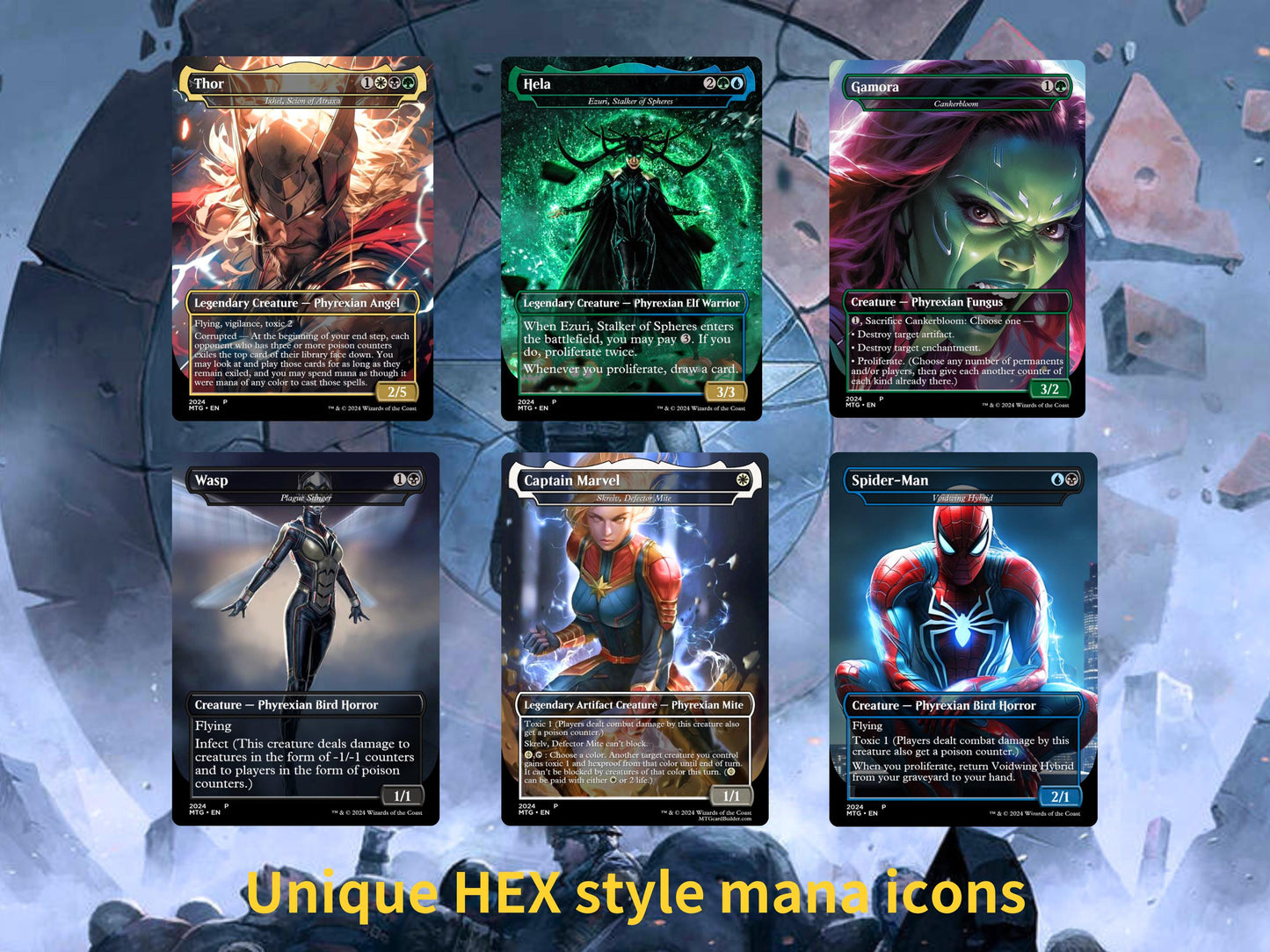 Marvel Commaner Deck • 100 Cards • SOTE for Marvel Commander Deck • Custom MTG Cards • Premium Proxy Cards • Mtg Card