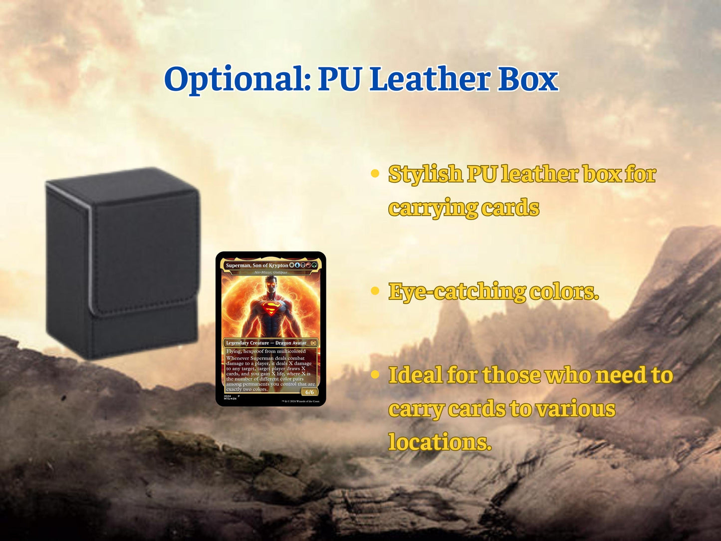 DC Commander Deck • Superman • Forge a New Legacy in the MTG Multiverse! • Custom MTG Cards • Premium Proxy Cards • Complete EDh Deck • Mtg