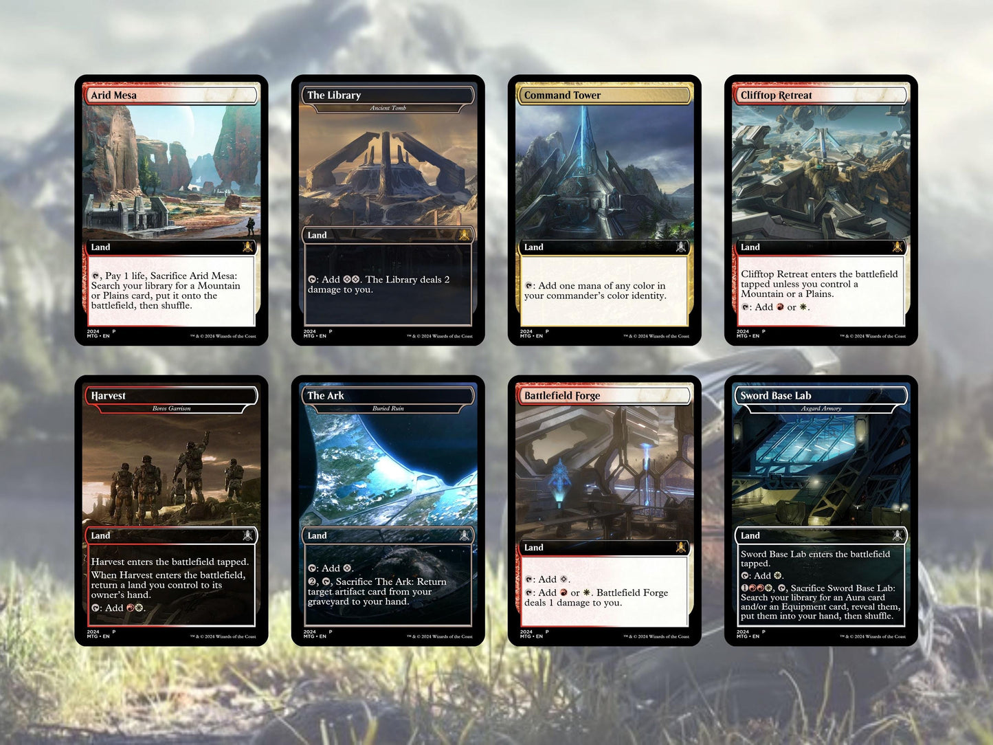 Halo Infinite Commander Deck: Custom MTG Proxy Cards