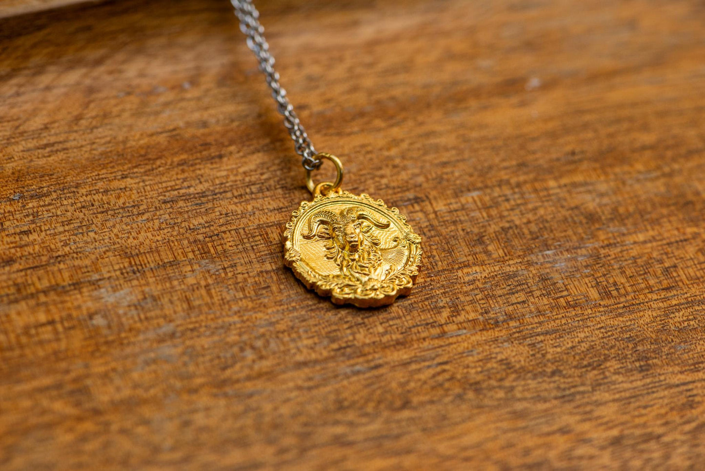 18K Gold Plated Zodiac Necklace: S925 Silver Astrology Pendant