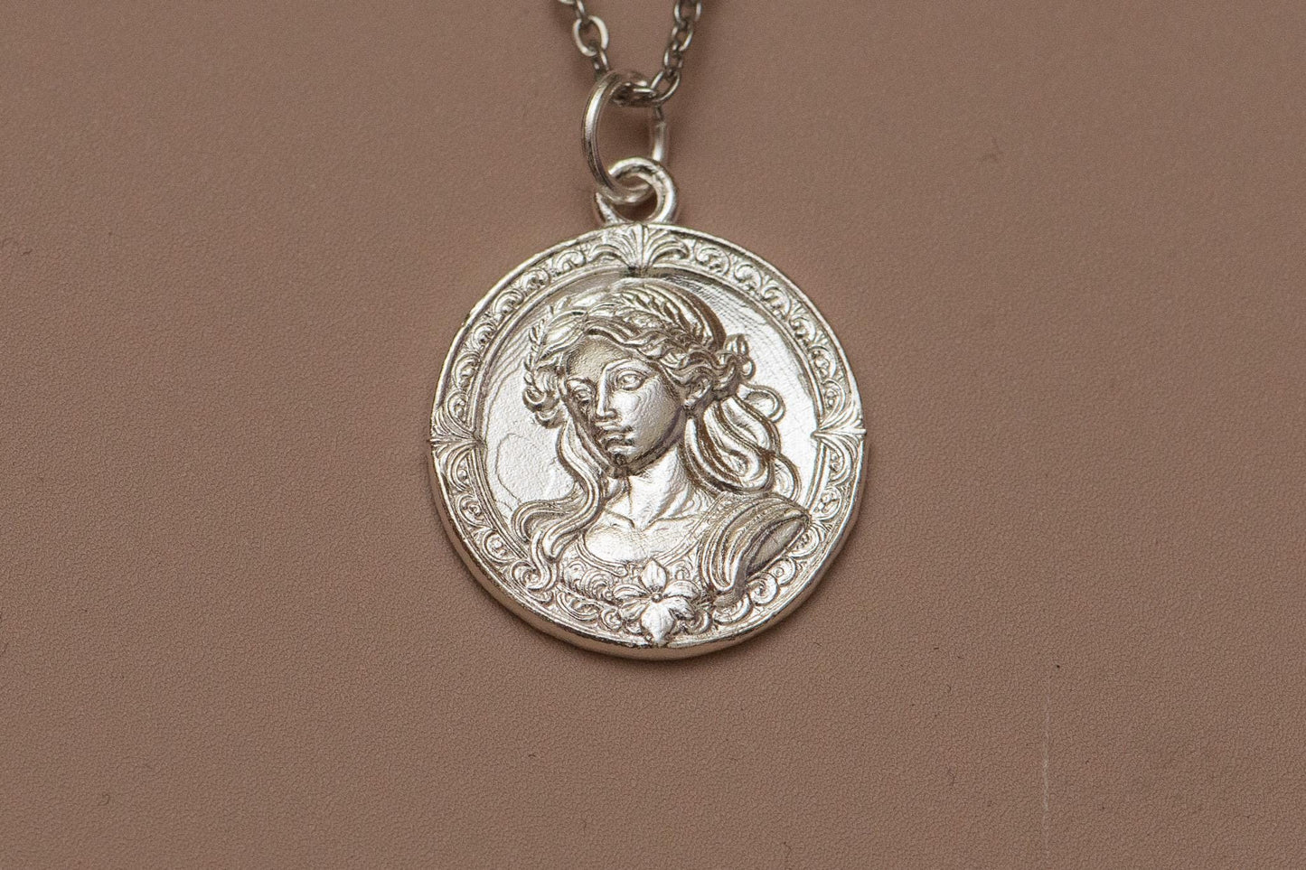 Virgo Zodiac Necklace: 18K Gold Plated Sterling Silver Charm