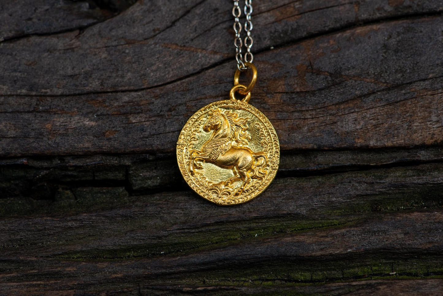 Sagittarius Zodiac Necklace: 18K Gold Plated Sterling Silver Astrology Pendant