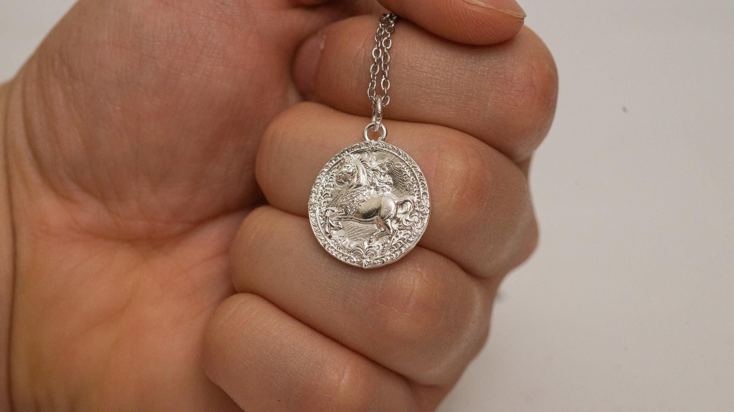 Sagittarius Zodiac Necklace: 18K Gold Plated Sterling Silver Astrology Pendant