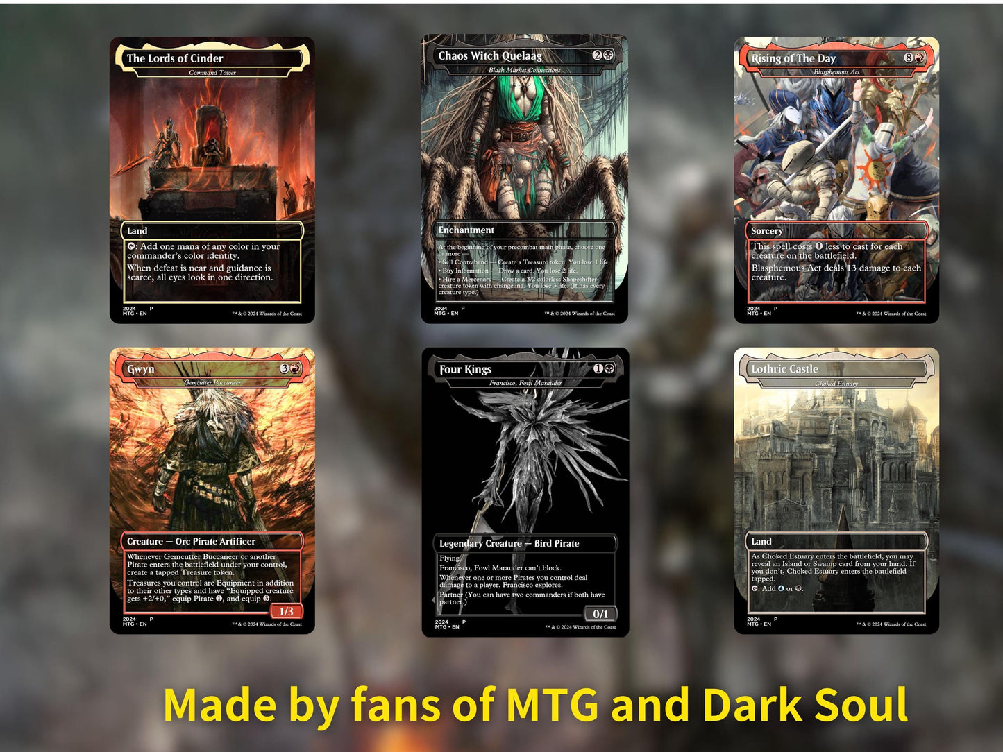 Dark Souls Commander Deck: Pontiff Sulyvahn EDH Proxy Cards