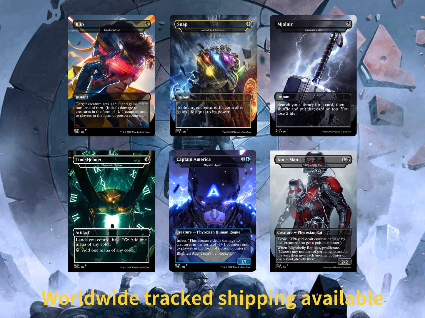 Marvel Commaner Deck • 100 Cards • SOTE for Marvel Commander Deck • Custom MTG Cards • Premium Proxy Cards • Mtg Card