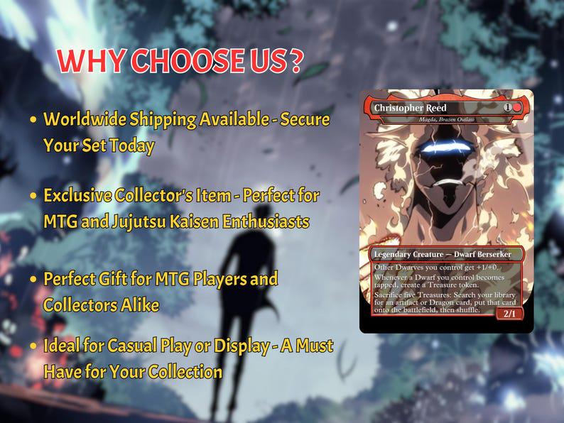 Solo Leveling Jinwoo Sung MTG Proxy Commander Deck