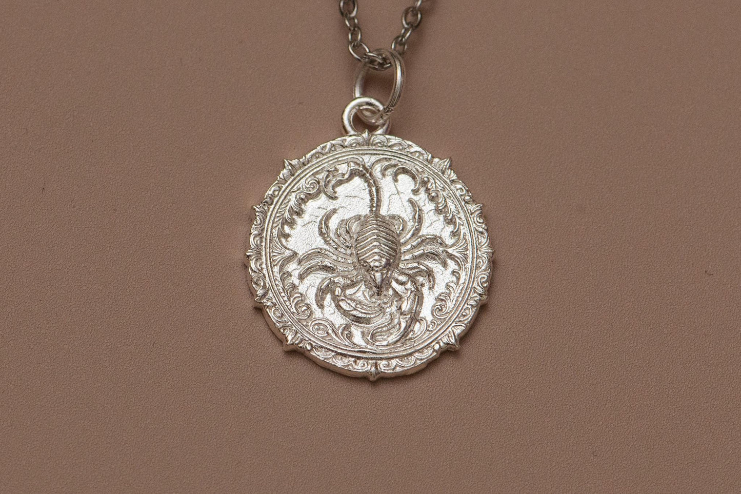 18K Gold Capricorn Pendant: Sterling Silver Zodiac Necklace