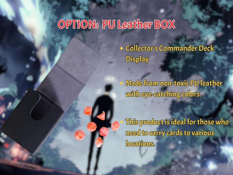 Solo Leveling Jinwoo Sung MTG Proxy Commander Deck