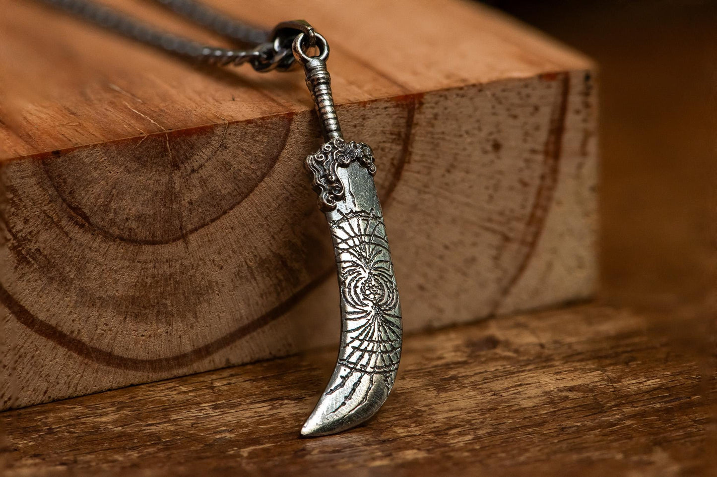Starscourge Greatsword Pendant: Elden Ring S925 Silver Necklace