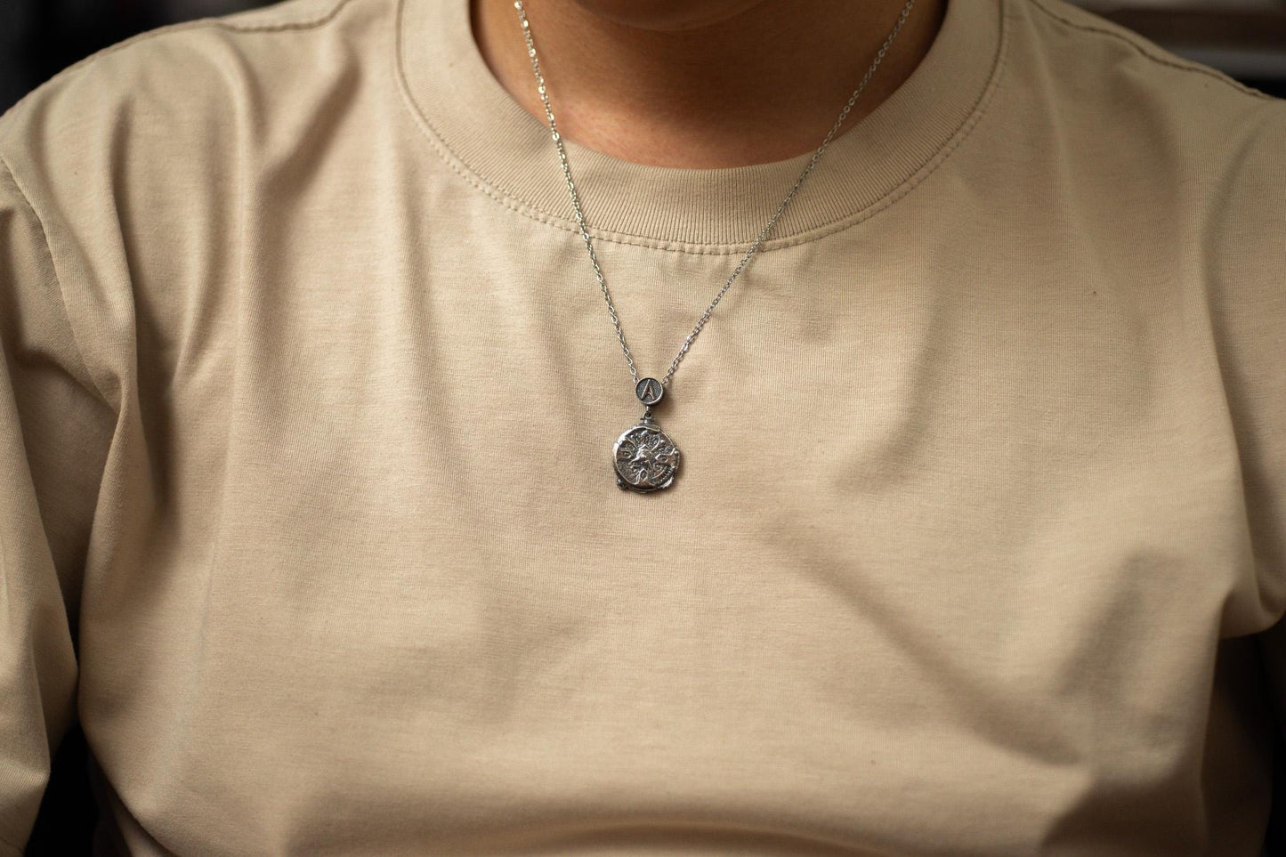 Time Relic Pendant S925 Sterling Silver Necklace, Inspired Stopwatch Jewelry, Handmade Silver Pendant Gift for Fans