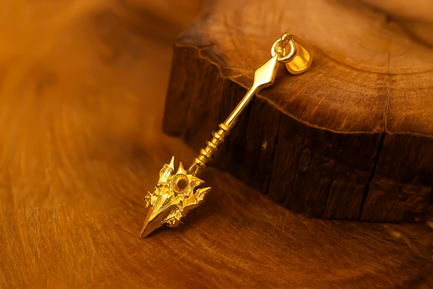 Handcrafted Flame Spear Pendant S925 Silver Necklace for Men – Gothic Warrior Jewelry, Fantasy Gift for Him, RPG Inspired Jewelry