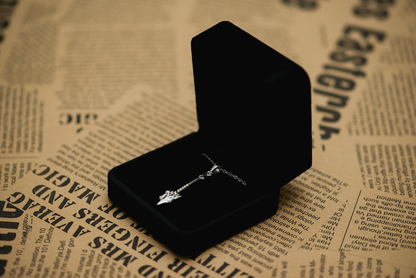 Handcrafted Flame Spear Pendant S925 Silver Necklace for Men – Gothic Warrior Jewelry, Fantasy Gift for Him, RPG Inspired Jewelry