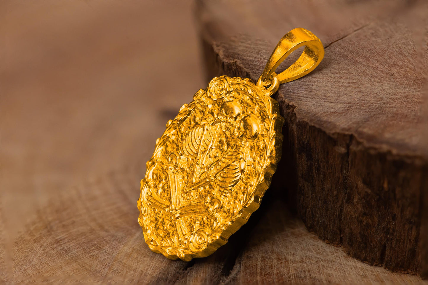 Eternal Lovers Silver Necklace S925 Sterling – Gothic Love Amulet Pendant, Handmade Couple Jewelry, In Death We Are One Romantic Gift