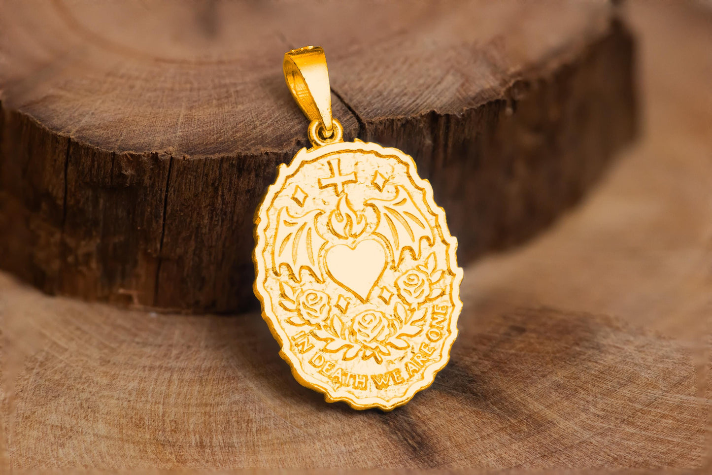 Gold Plated Skeleton Couple Pendant S925 Sterling Silver Necklace, Romantic Gothic Jewelry Gift, Handmade Skull Charm