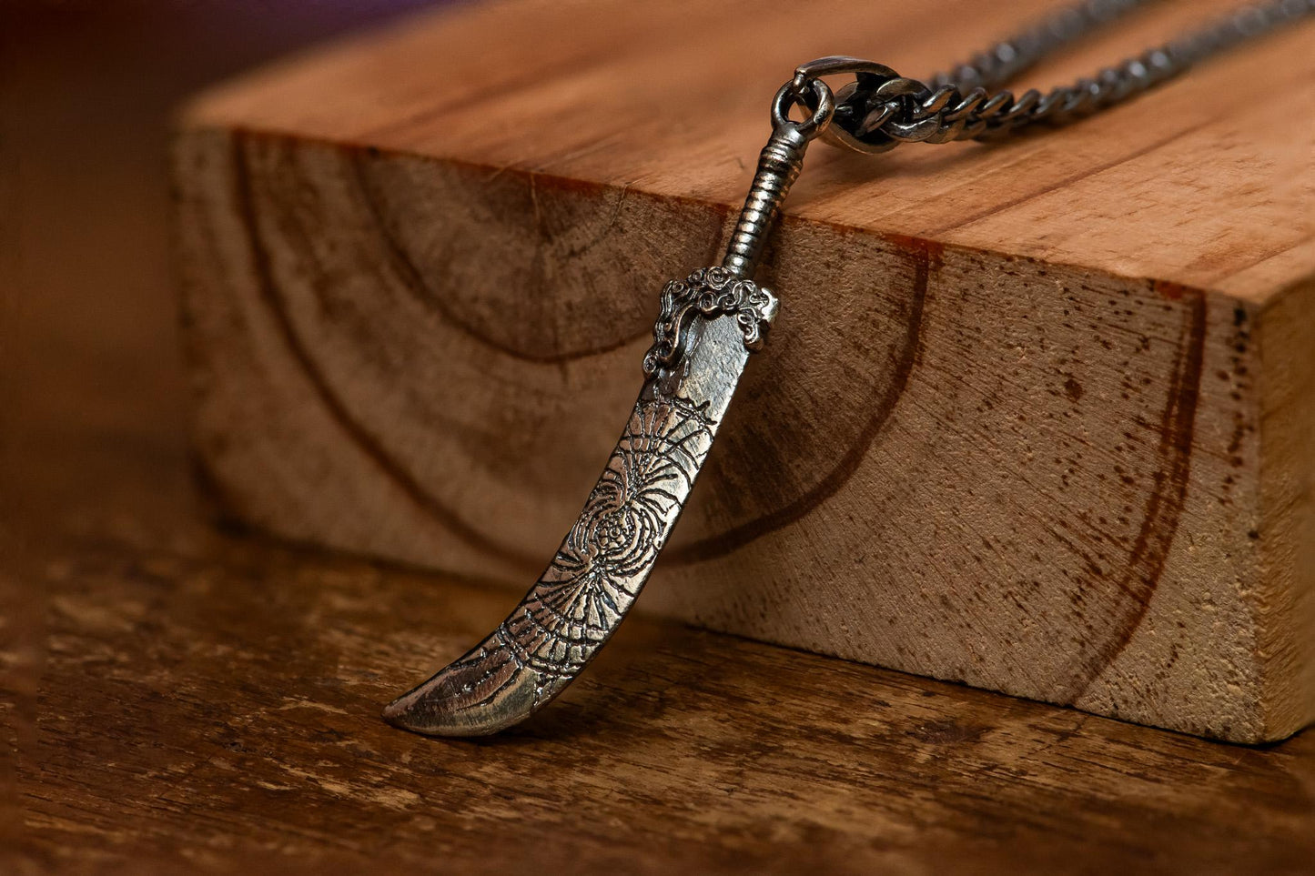 Starscourge Greatsword Pendant: Elden Ring S925 Silver Necklace
