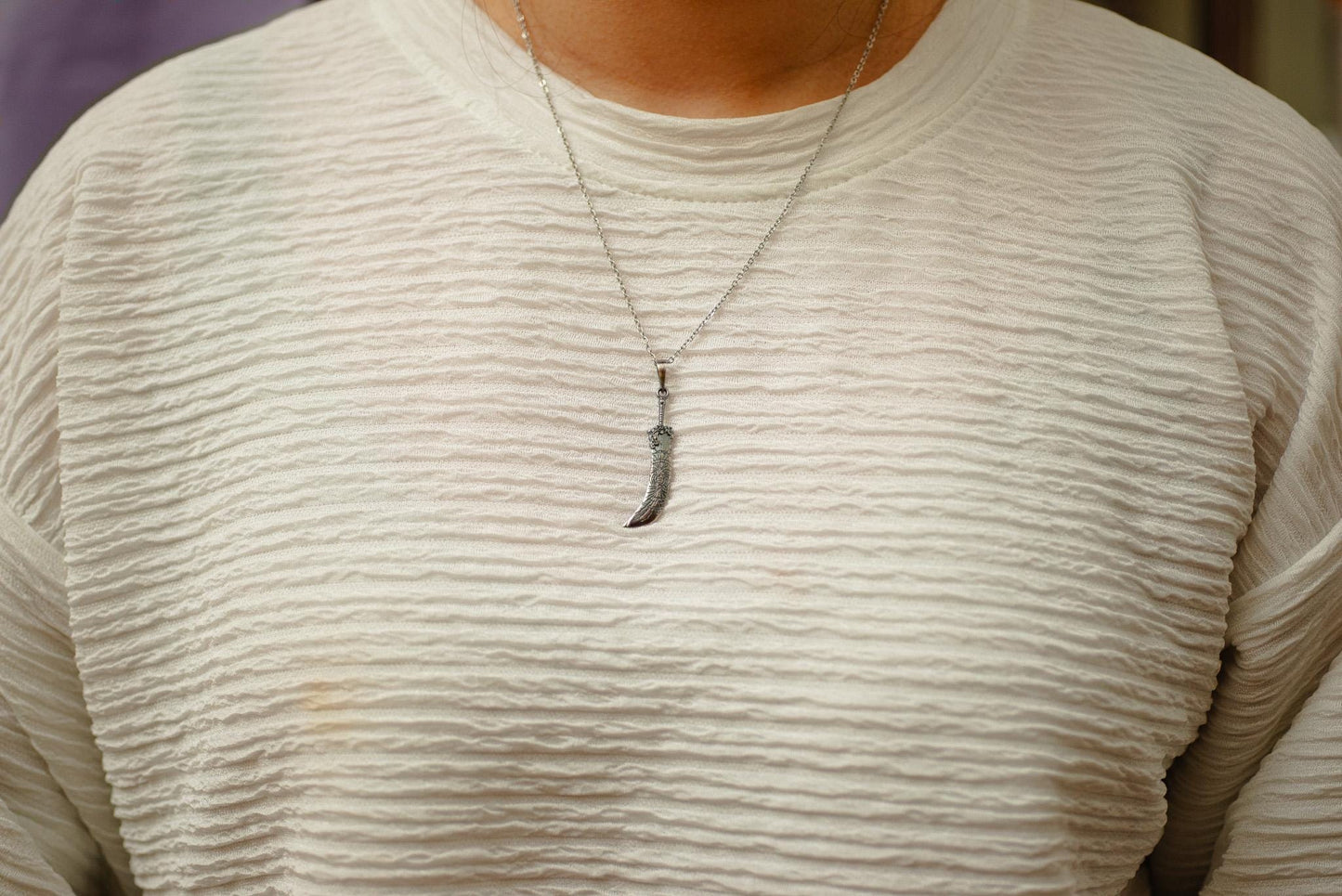 Starscourge Greatsword Pendant: Elden Ring S925 Silver Necklace