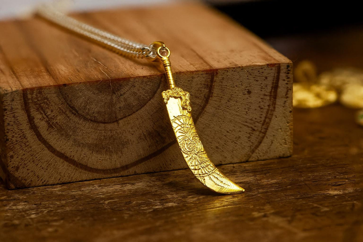 Starscourge Greatsword Pendant: Elden Ring S925 Silver Necklace