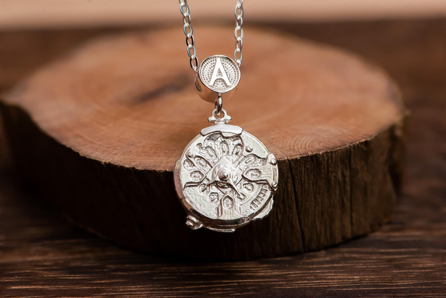 Time Relic Pendant S925 Sterling Silver Necklace, Inspired Stopwatch Jewelry, Handmade Silver Pendant Gift for Fans