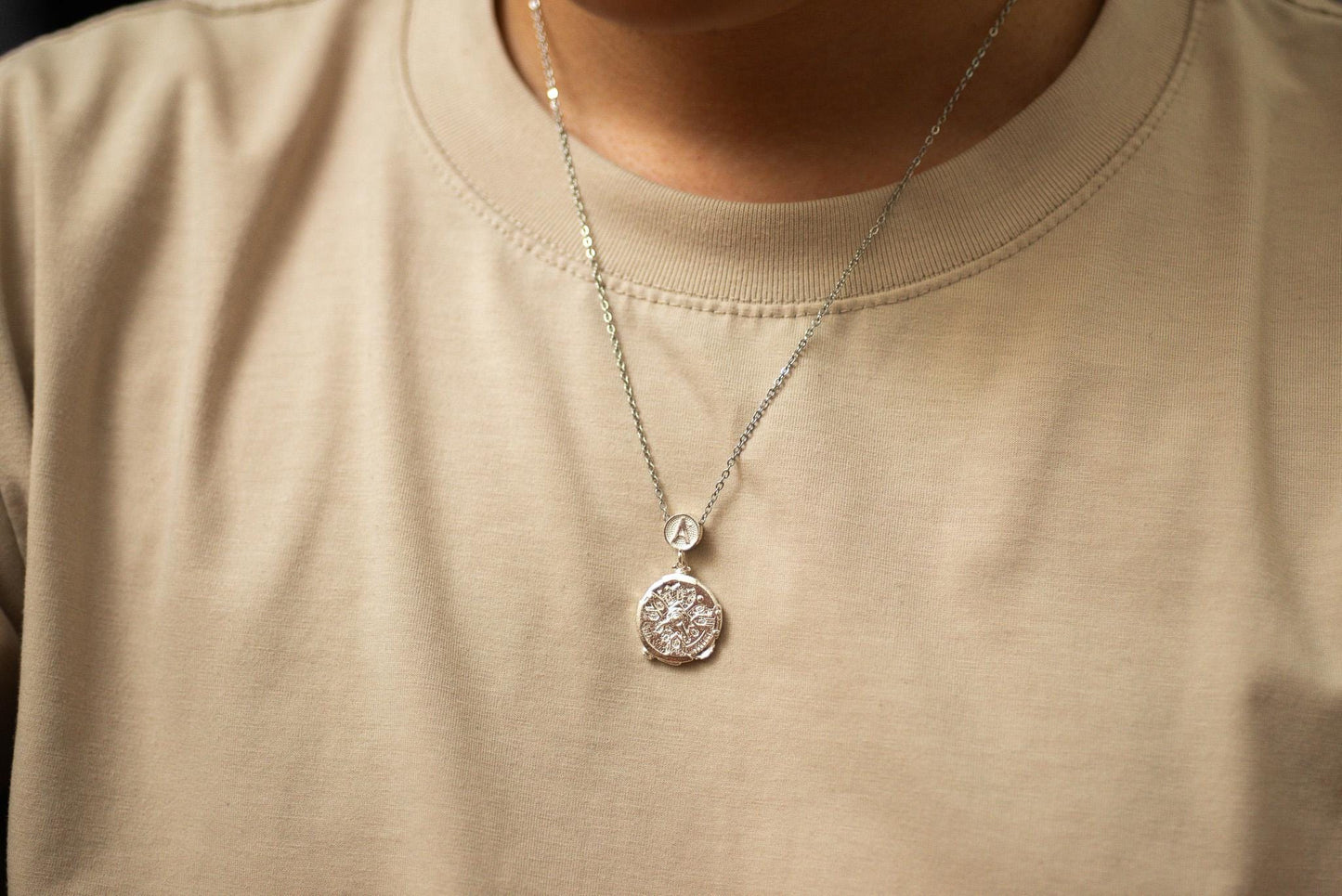 Time Relic Pendant S925 Sterling Silver Necklace, Inspired Stopwatch Jewelry, Handmade Silver Pendant Gift for Fans