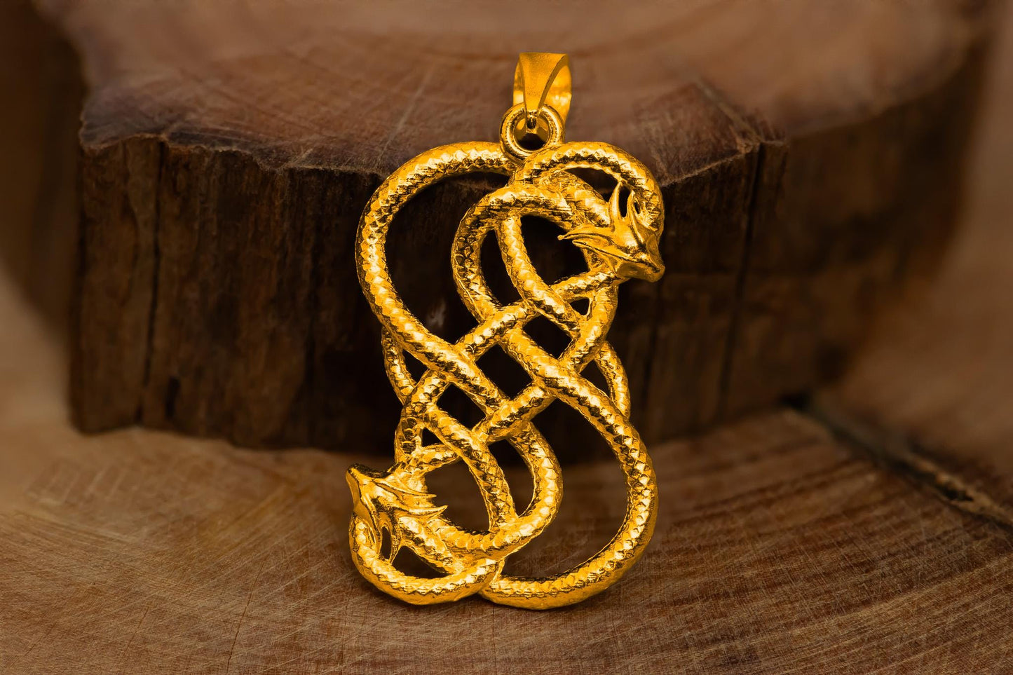 Loki Serpent Symbol Pendant S925 Silver Necklace, Handmade Nordic Snake Jewelry, Viking Style Pendant for Men, Gift for Him