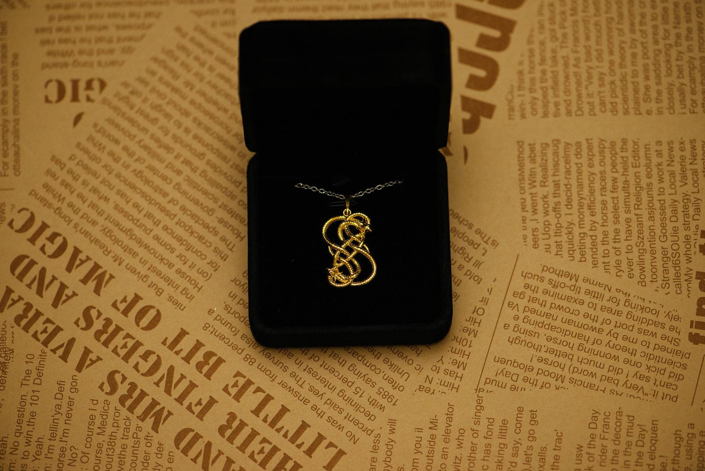 Loki Serpent Knot Pendant in 925 Sterling Silver – Norse Viking Snake Amulet | 18K Gold Plated Norse Jewelry, Mythology Gift for Him Her