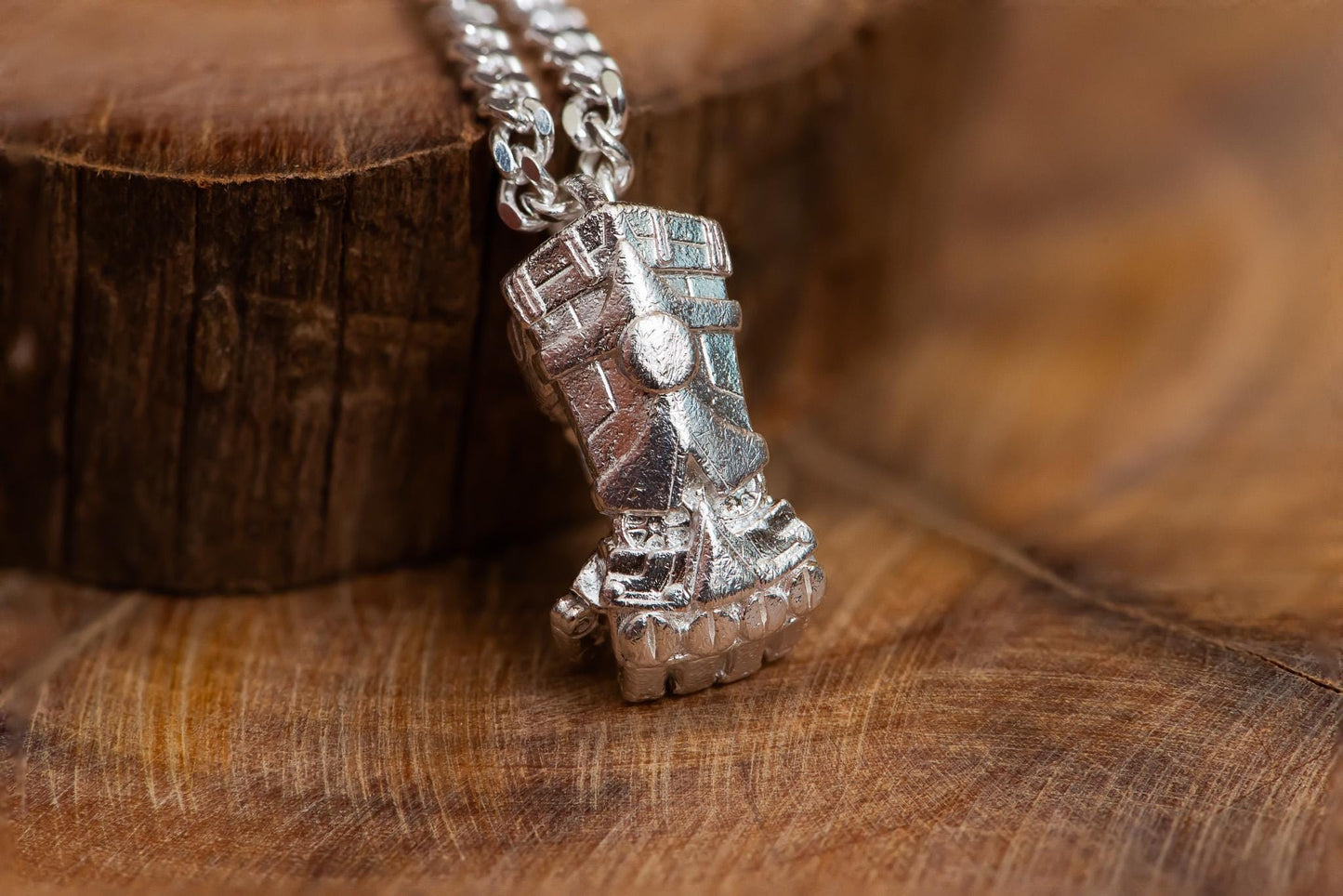 S925 Gold Plated Power Fist Pendant Necklace – Fantasy Gift for Him, Sterling Silver Armor Fist Jewelry, Handcrafted Gamer Pendant