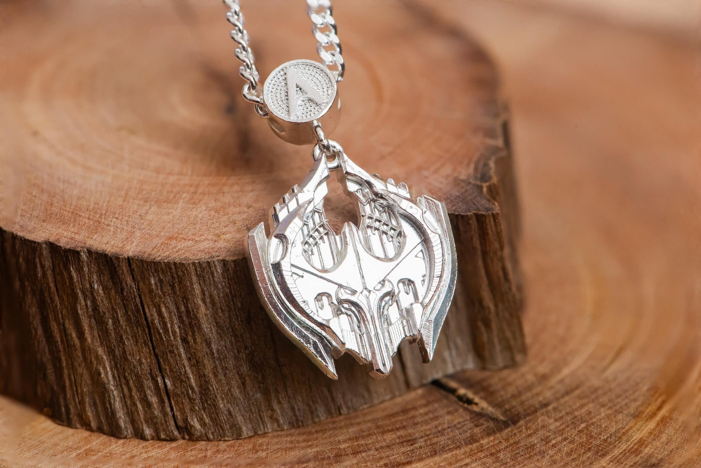 S925 Sterling Silver Fantasy Pendant Set – Handmade RPG Jewelry, Gamer Gift, Oxidized or Gold Plated Silver Necklace